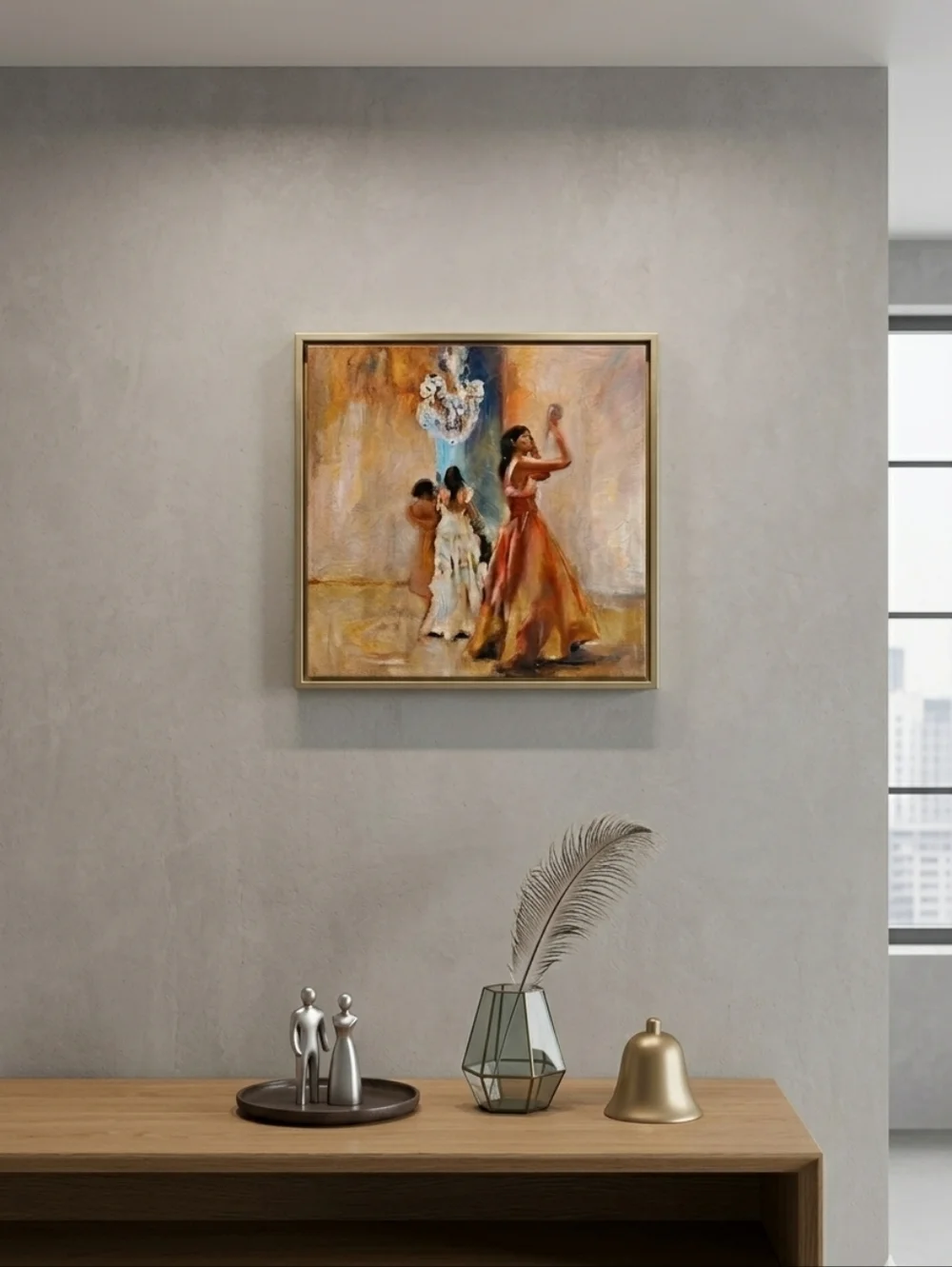 Oil Painting -The Final Touch - Picture 1 of 4